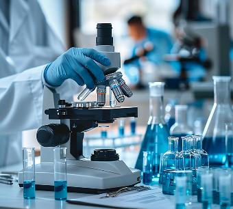 Scientists in a bioprocess training session